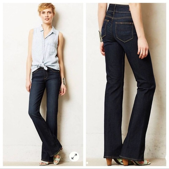Anthropologie Denim - Anthropologie Paige Hidden Hills Dark Jeans 27